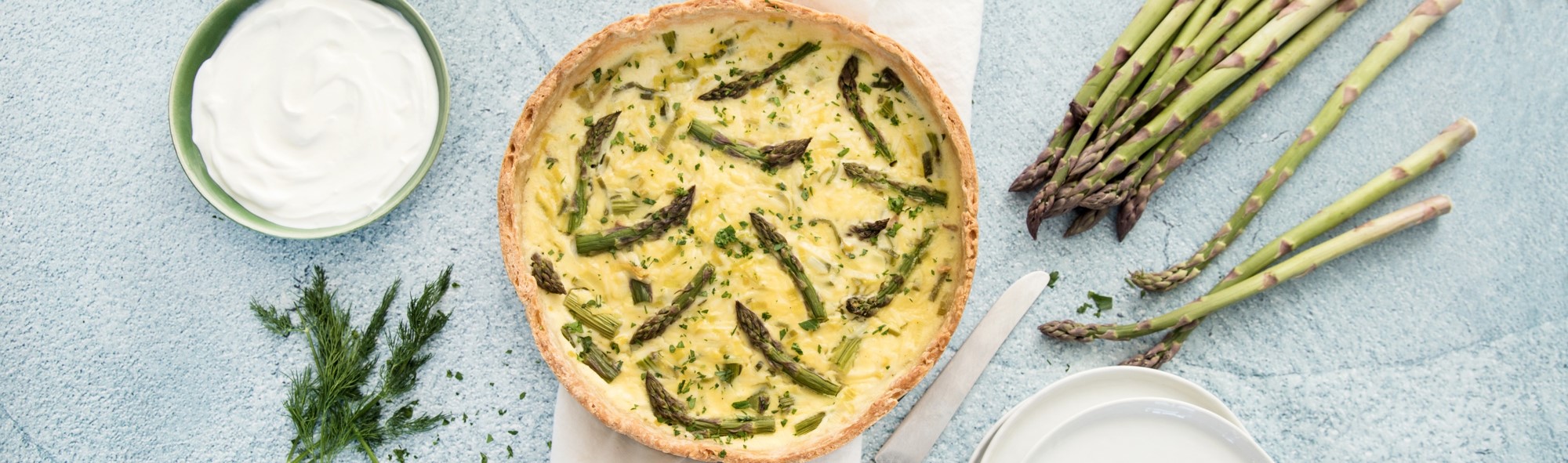 Spargel-Lauch-Quiche