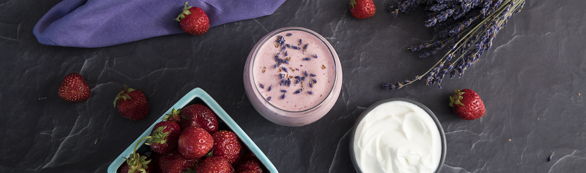 Beeren-Lavendel-Smoothie