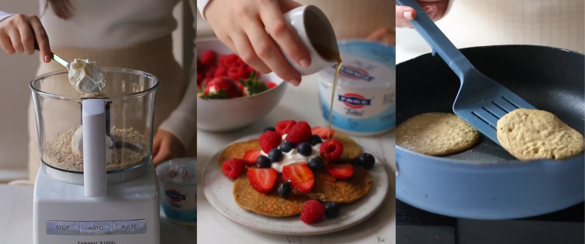 Griechische Joghurt-Pfannkuchen