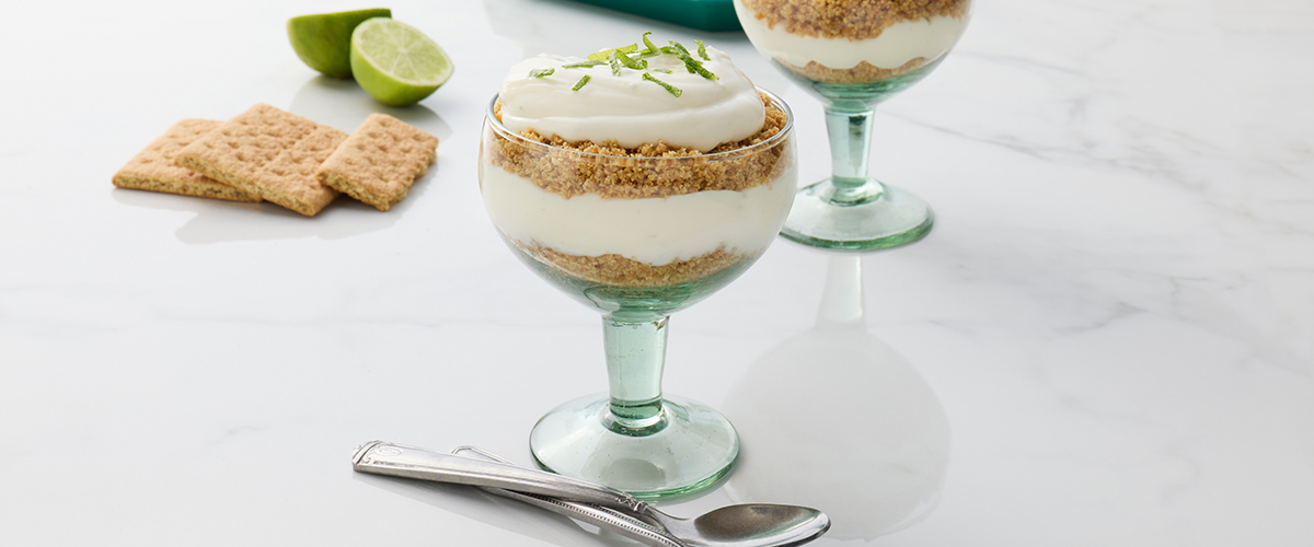 Limetten-Cheesecake-Parfait