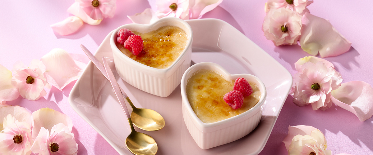 Dessert nach Creme Brulee-Art