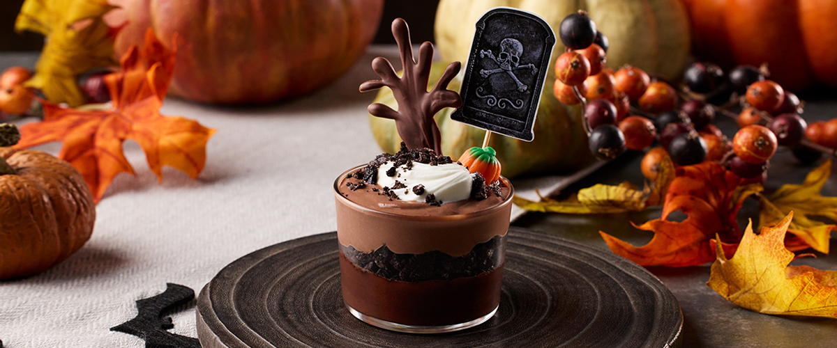 Halloween Schokolade Parfait 