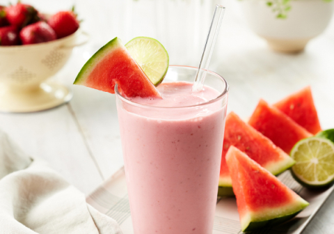 Erdbeer-Wassermelonen-Smoothie 